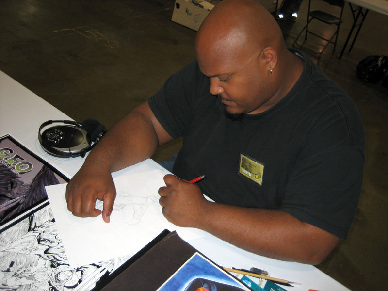 Zeke hard at work