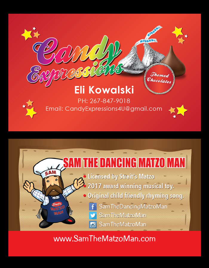 Toy Vey Toys Business Cards