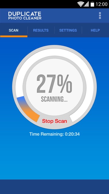 Scan In Progress